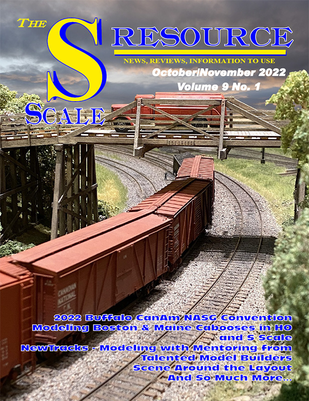 S Scale Resource magazine October/November 2022 cover